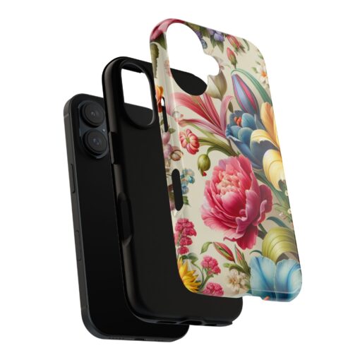 Floral Tough Phone Case - Durable Protection - Image 4