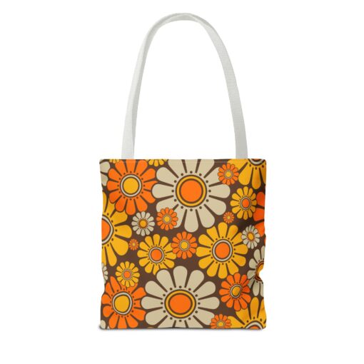 Retro Floral Tote Bag - Image 11